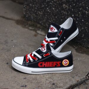 Kansas City Chiefs Men's Shoes Low Top Canvas Shoes