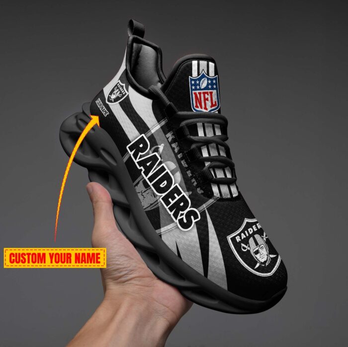 Las Vegas Raiders Personalized Max Soul Shoes