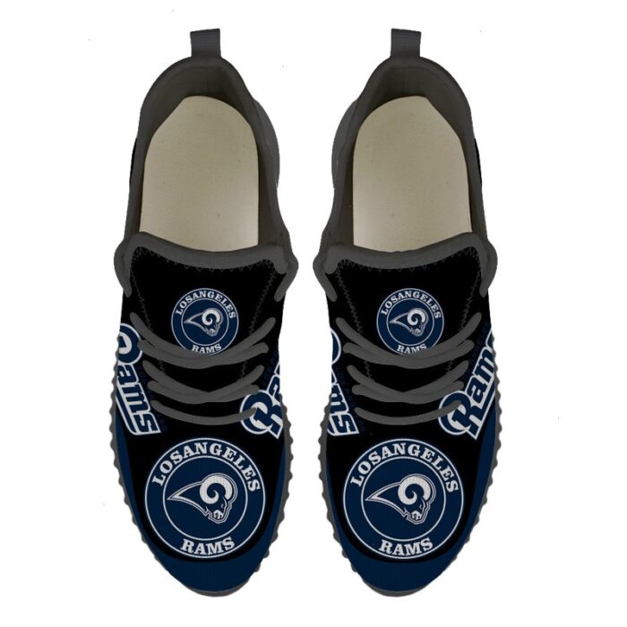 Los Angeles Rams Sneakers Big Logo Yeezy Shoes