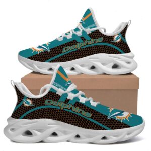 Miami Dolphins Max Soul Sneaker Running Sport Shoes for Fan