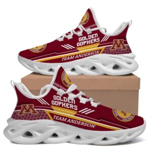 Minnesota Golden Gophers Custom Personalized Max Soul Sneaker Running Sport Shoes