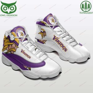 Minnesota Vikings Air Jordan 13 Sneakers Sport Shoes