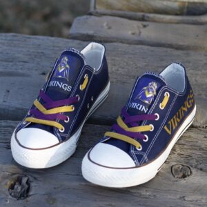 Minnesota Vikings Men's Shoes Low Top Canvas Shoes