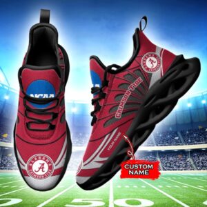 NCAA Alabama Crimson Tide Max Soul Sneaker Custom Name 62HTN1941