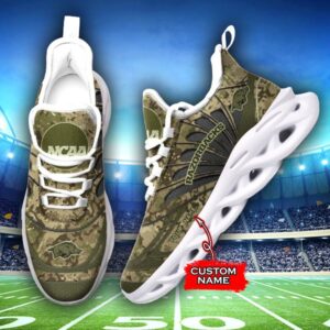 NCAA Arkansas Razorbacks Max Soul Sneaker Custom Name A64