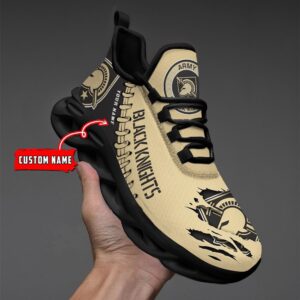 NCAA Custom name 42 Army Black Knights Personalized Max Soul Shoes