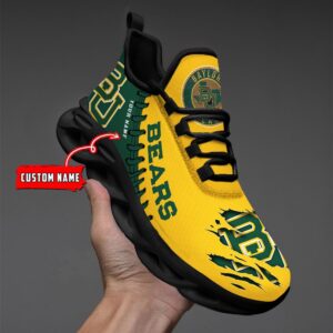 NCAA Custom name 43 Baylor Bears Personalized Max Soul Shoes