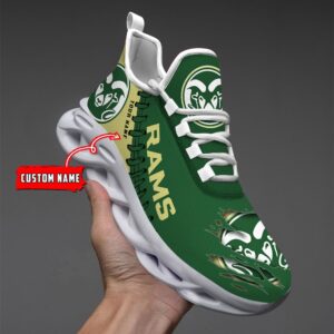 NCAA Custom name 48 Colorado State Rams Personalized Max Soul Shoes