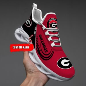 NCAA Georgia Bulldogs Max Soul Sneaker Custom Name 05 M12