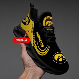 NCAA Iowa Hawkeyes Max Soul Sneaker Custom Name 05 M12