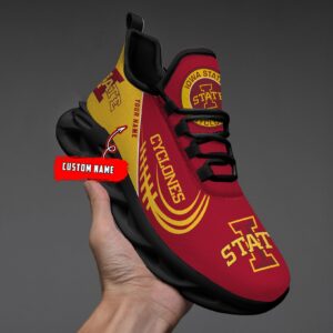 NCAA Iowa State Cyclones Max Soul Sneaker Custom Name 05 M12