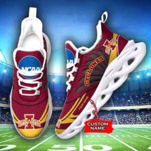 NCAA Iowa State Cyclones Max Soul Sneaker Custom Name 62RTT1629