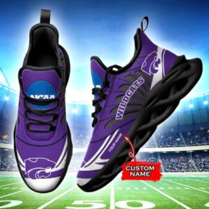 NCAA Kansas State Wildcats Max Soul Sneaker Custom Name 62HTN1952