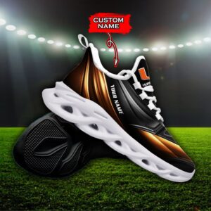 NCAA Miami Hurricanes Max Soul Sneaker Custom Name 85