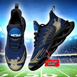 NCAA Navy Midshipmen Max Soul Sneaker Custom Name 62RTT1598