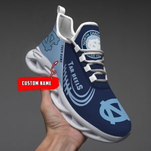 NCAA North Carolina Tar Heels Max Soul Sneaker Custom Name 05 M12
