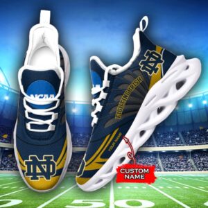 NCAA Notre Dame Fighting Irish Max Soul Sneaker Custom Name 62HTN1959