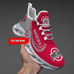 NCAA Ohio State Buckeyes Max Soul Sneaker Custom Name 05 M12