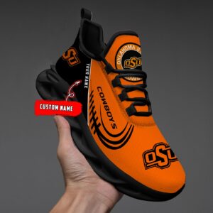 NCAA Oklahoma State Cowboys Max Soul Sneaker Custom Name 05 M12
