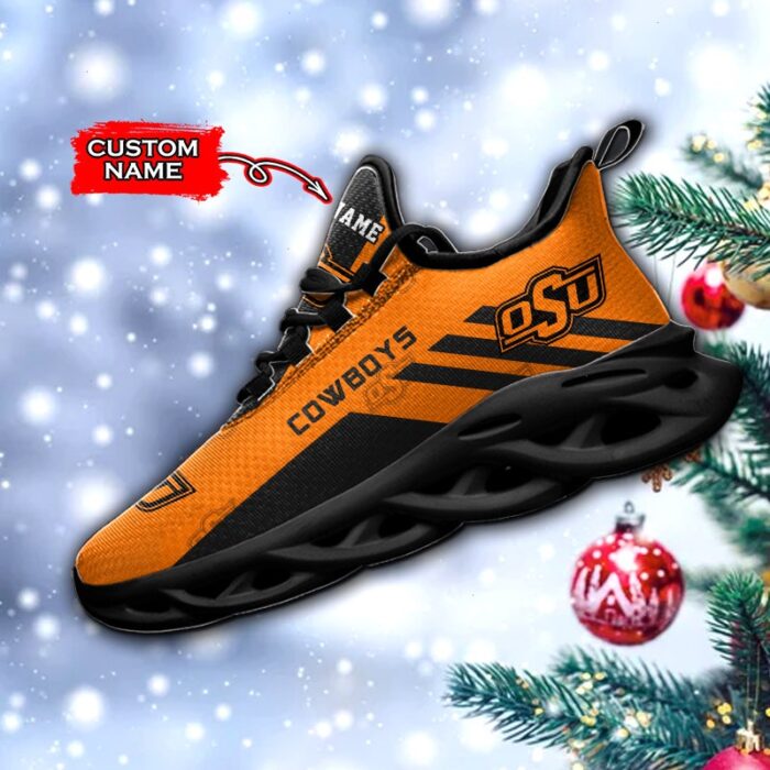 NCAA Oklahoma State Cowboys Max Soul Sneaker Custom Name 67 M12HTN4357