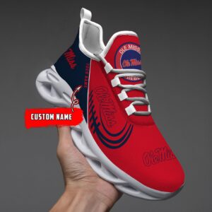 NCAA Ole Miss Rebels Max Soul Sneaker Custom Name 05 M12