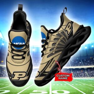 NCAA Purdue Boilermakers Max Soul Sneaker Custom Name 62HTN1964