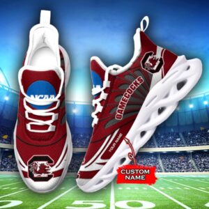 NCAA South Carolina Gamecocks Max Soul Sneaker Custom Name 62HTN1965