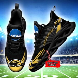 NCAA Southern Miss Golden Eagles Max Soul Sneaker Custom Name 62RTT1633