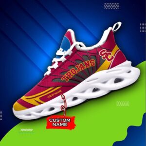 NCAA USC Trojans Max Soul Sneaker Custom Name 62RTT1613