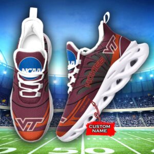 NCAA Virginia Tech Hokies Max Soul Sneaker Custom Name 62RTT1615