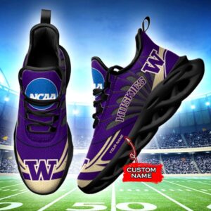 NCAA Washington Huskies Max Soul Sneaker Custom Name 62RTT1616