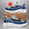 NFL Dallas Cowboys Custom Name Blue Rugby Max Soul Shoes
