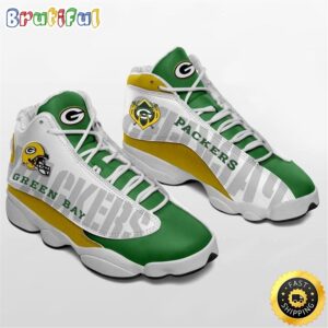 NFL Green Bay Packers Air Jordan 13 Shoes V2