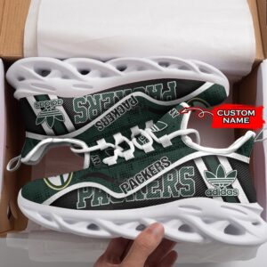 NFL Green Bay Packers Max Soul Sneaker Adidas Custom Name 35M12