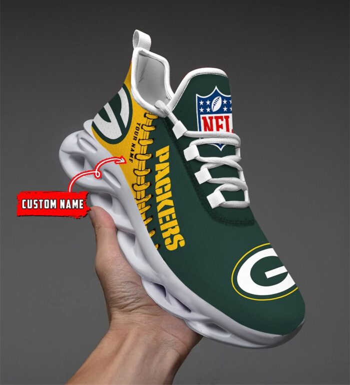 NFL Green Bay Packers Max Soul Sneaker Custom Name Ver 1