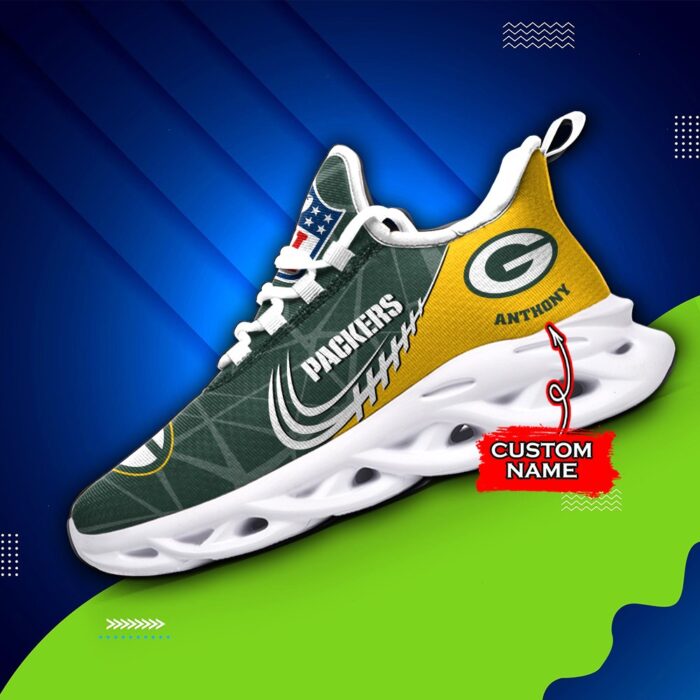 NFL Green Bay Packers Max Soul Sneaker Custom Name Ver 3