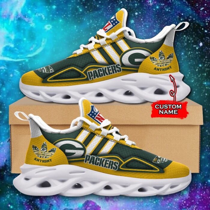 NFL Green Bay Packers Max Soul Sneaker Custom Name Ver 4