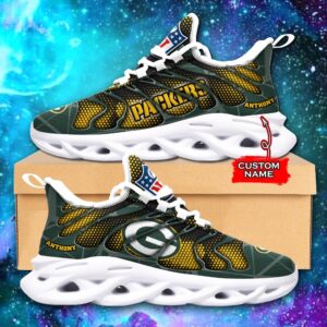 NFL Green Bay Packers Max Soul Sneaker Custom Name Ver 5