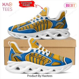 NFL Los Angeles Chargers Blue Mix Gold Max Soul Shoes