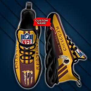 NFL Washington Redskins Max Soul Sneaker Custom Name 40M12