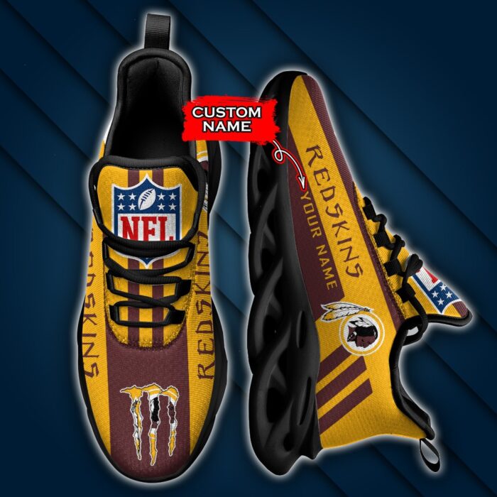 NFL Washington Redskins Max Soul Sneaker Custom Name 40M12