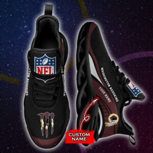 NFL Washington Redskins Max Soul Sneaker Monster Custom Name Style 2