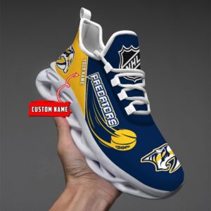Nashville Predators Personalized NHL New Max Soul Shoes
