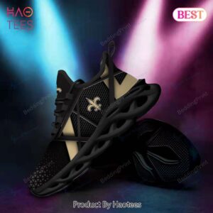 New Orleans Saints NFL Brown Black Max Soul Shoes