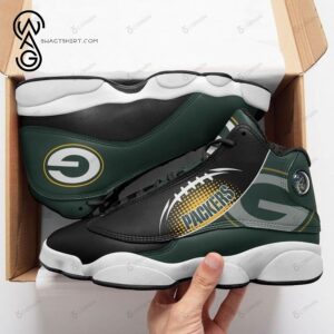 Nfl Green Bay Packers Air Jordan 13 Shoes 2