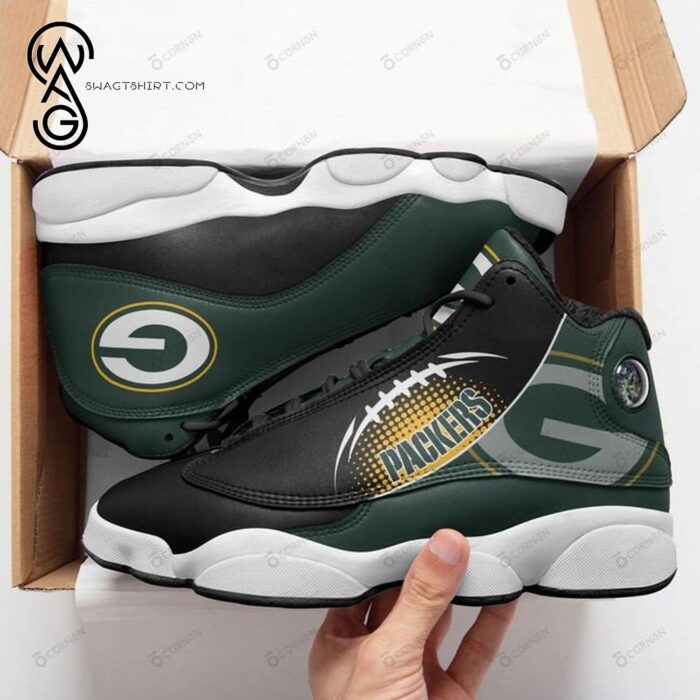 Nfl Green Bay Packers Air Jordan 13 Shoes 2