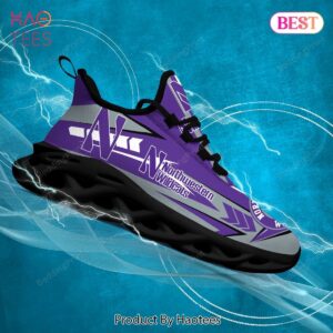 Northwestern Wildcats NCAA Violet Mix Grey Color Max Soul Shoes