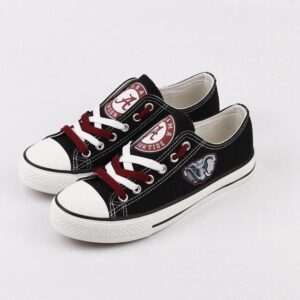 Novelty Design Alabama Crimson Tide Shoes Low Top Canvas Shoes