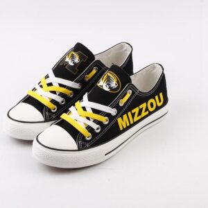Novelty Design Missouri Tigers Shoes Low Top Canvas Shoes