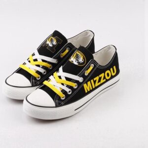 Novelty Design Missouri Tigers Shoes Low Top Canvas Shoes